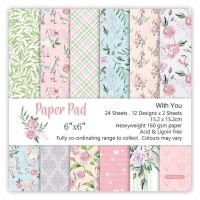 剪贴本手账背景纸 6寸DIY相册 -背景纸单面-12图*1张/套卡片制作 12张随机一本