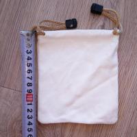 鹿皮文玩袋子收纳束口盘珠鹿皮小叶紫檀菩提崖柏手串梅花 小文玩袋12*14厘米