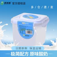 新疆西域春1kg大桶网红酸奶果粒麦片水果捞助消化家庭酸奶批发[ 1kg经典方桶[多仓发货就近普快]