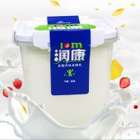 1KG新鲜日期新疆天润润康2斤水果捞酸奶麦片桶装原味老酸奶[12月4日发完] 天润润康[1KG]酸奶