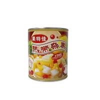 果特佳杂果罐头850g什锦水果罐头水果披萨水果捞即食甜品烘焙原料 1罐装