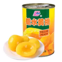 砀联糖水黄桃罐头425g罐整箱 水果罐头休闲零食特产水果捞 425g*12罐