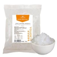 多口味椰果珍珠奶茶店专用原味椰果粒椰肉刨冰原料水果捞配料桶装 袋装原味500g[买三送一]