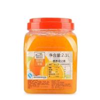 柳橙酱奶茶店专用博多家园果酱沙冰奶昔蛋糕炒酸奶水吧水果捞果酱 博多柳橙酱2.1L