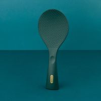 客满多硅胶饭勺可立式饭勺子电饭锅盛饭勺不粘米饭不粘锅打饭勺 莫兰迪(耐高温)-饭勺