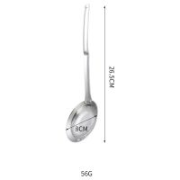 304不锈钢漏勺滤油勺家用厨房隔油勺超密网油脂过滤捞油撇浮沫网 8CM 小号[亮光]