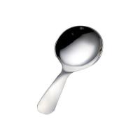 304不锈钢小圆勺短柄汤勺儿童餐具雪糕勺调味勺甜品茶匙迷你勺子 304圆勺1支