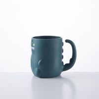 儿童餐盘碗套装筷子勺子叉子韩式可爱水杯餐具宝宝吃饭辅食碗婴儿 绿色[杯子]