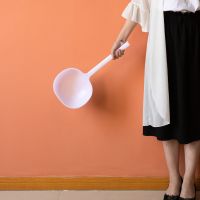 加长加厚熟胶水瓢农村家用舀水多功能洒粪瓢长柄塑料瓢厂家直销 长把粪瓢白色1个