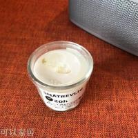 宜家 西恩利 香味烛和玻璃杯 加香无烟香薰蜡烛杯 国内代购 白色香草海盐20小时