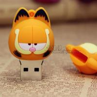 64G卡通加非猫U盘32G3.0高速个性卡哇伊16G支持视频婚庆学生8G礼 眯眼加菲猫 1G