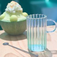 星巴克2021年新款渐变绿色仙人掌玻璃杯带刺猬搅拌棒水杯ins风 仙人掌杯