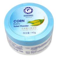 朵朵贝儿婴儿洋甘菊痱子粉儿童宝宝纯天然植物爽身粉带粉扑140g 爽身粉140g