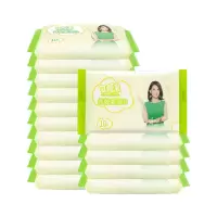 [100包]可爱多湿巾婴儿手口专用 小包新生湿巾纸便携随身 30包