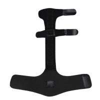 手指固定保护套食指中指手指套手指骨折肌腱受伤固定夹板儿童成人 黑色 S码 3-5岁