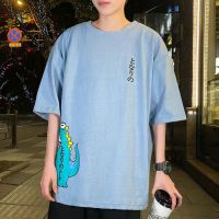 日系复古套头毛衣男学院风补丁拼接撞色加厚圆领针织衫男潮毛线衣 蓝短 T M 100-120斤