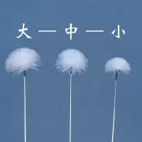 四川采耳工具银针鹅毛棒挠耳朵清洁耳道扫耳打耳朵掏耳朵专业工具 银针鹅毛棒大中小各1支