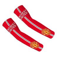 足球梅C罗内马尓儿童冰爽防晒袖套纹身骑行手臂套运动篮球护臂 曼联儿童款 儿童款