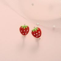 [多款可选]新款耳夹无耳洞女小巧女学生韩版简约耳饰小清新甜美 草莓[耳夹]