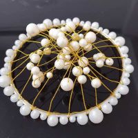 儿童皇冠头饰公主女童王冠水晶花童大发箍小朋友生日表演出发饰 海草生日皇冠 简装