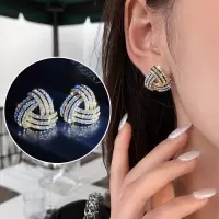 925银针几何三角耳钉韩版气质简约百搭耳饰品冷淡风奢华网红耳坠 三角. 耳钉.[S925银针]
