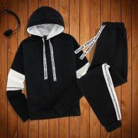 14春季卫衣男孩外套13高中初中学生套装15岁青少年帅气大童男装12 长套头黑色 S 75-85斤