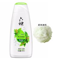 六神沐浴露劲凉酷爽爽肤乳液久留香易冲洗三重薄荷清凉沐浴液男女 [200ml]清凉爽肤I绿茶+ +浴球