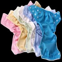 外贸原单婴儿隔尿裤防漏可洗柔软纯棉尿不湿尿布兜布尿裤纳米尿片 尿裤一条装[颜色随机]搭配尿片更佳 s码(适合8一14斤)