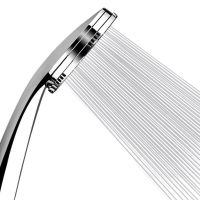 淋浴花洒喷头手持加压洗澡单头浴室喷淋头热水器莲蓬头通用 超薄增压花洒单头