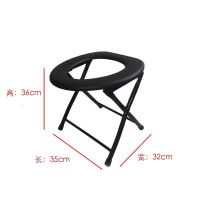 坐便椅老人孕妇坐便器女可折叠病人蹲厕所改移动马桶大便凳子家用 无靠背款