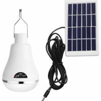 太阳能节能灯户外防水夜市摆摊灯室内停电应急灯太阳能充电灯泡 EP[-020复古款] 单个太阳能板