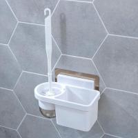 马桶刷套装创意免打孔壁挂式洗厕所刷卫生间清洁家用刷子置物架 马桶刷套装(包括刷子)