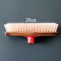 硬毛扫地家用长柄大地板刷浴室厨房刷地刷刷子卫生间清洁刷地毯刷 28cm碳化刷头