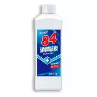 84消毒液多用途漂白衣物家用杀菌医用批发喷雾宠物玩具八四消毒水 1000g*1瓶[消毒液]