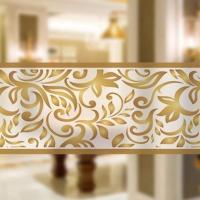 瓷砖玻璃腰线隔断防撞条推拉门贴咖啡厅玻璃贴纸移门玻璃腰线墙贴 磨砂贴01号 宽12厘米*长120厘米*1卷