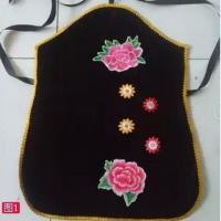 古装戏曲肚兜舞蹈围裙秧歌围裙舞蹈服演出围裙小围裙舞蹈肚兜道具 图1(35cmx55cm均码)