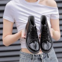 雨鞋女韩国可爱时尚款外穿水鞋雨靴短筒防水防滑低帮厨房 黑色 35
