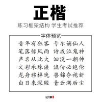 中学生作文中学生优秀分类满分获奖作文开头结尾好句学生钢笔字帖 正楷 [套餐一]单本字帖(无纸笔)