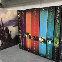 哈利波特新版全集8册英文版无盒原版书籍HarryPotter1一8全套英文 新版英文哈利全套七本(无盒)