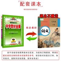 2021新版中学教材全解七年级下册语文数学英语人教版初一同步讲解 七年级下册人教版 语文
