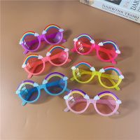 儿童彩虹墨镜宝宝女孩卡通玩具眼镜男童女童可爱时尚小孩子太阳镜 仓库 处理 随机款 建议 2-9岁左右具体实际为准
