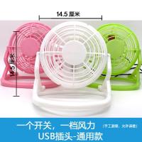 车载风扇12v/24v汽车制冷电风扇强力大风usb小风扇车家用静音电扇 USB单头随机色-USB插头