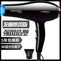 发廊电吹风机理发店大风家用大功率吹头发的风筒学生宿静音负离 经典黑 蓝光护发理发店大风送1赠品