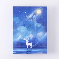 成长纪念册六年级毕业纪念手册男女学生同学录小学初中纪念手册 麋鹿星辰-回首 精美纪念册+送9色留言笔芯