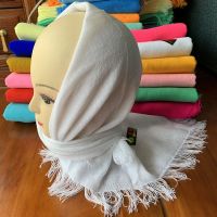 春夏秋冬方巾围巾四季款26种颜色任意选不起球加密好妈妈婆婆劳保 80*80白色送赠品