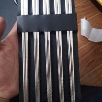 豪华版316方筷子降价春节特卖 1双年年有余金色