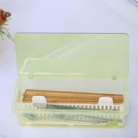 美特家筷子盒创意厨房用品家居日用品筷子收纳盒筷子笼6501 绿色