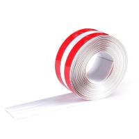 亚克力厨房灶台水槽防霉防水胶带门窗墙角马桶美缝贴防水贴 [3.2米长*3.8厘米宽]白色 [亚克力双折灶台水槽专用款