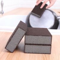 金刚砂海绵擦百洁布刷锅洗锅底黑垢擦锅除锈去污渍神器魔力擦清洁 高密升级版魔力擦 1片装[不够用]