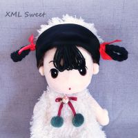 女宝宝两小辫子囟门发带03周岁婴儿假发头饰6-12个月公主可爱超萌 短辫红丝带3个月-3岁